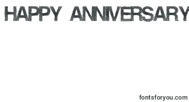 Steamrose font – happy Anniversary Fonts